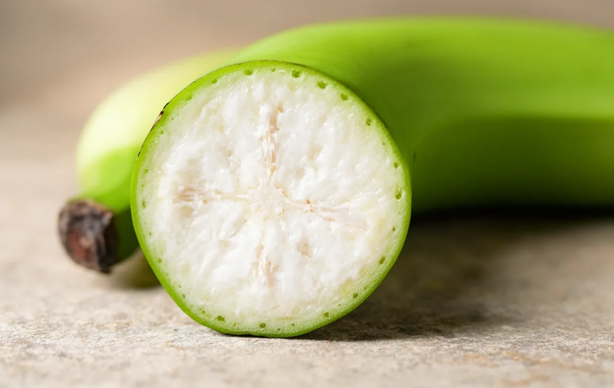 Banano verde prebiótico